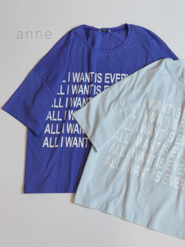 تیشرت اُوِرسایز every thing کد 0026 - تصویر 5